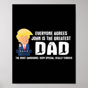 Manar Funny Trump som säger Underbarare citat Papp Poster