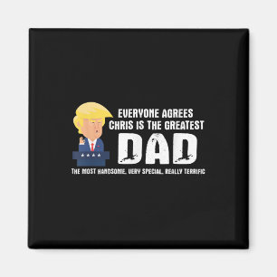 Manar Funny Trump som säger Underbarare Pappa-cita Magnet