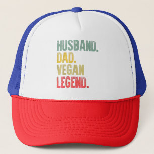 Manar Funny Vintage Gift Make Pappa Vegan Legend Keps