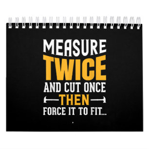 Manar Funny Woodworking Carpenter Quote Sutningsga Kalender