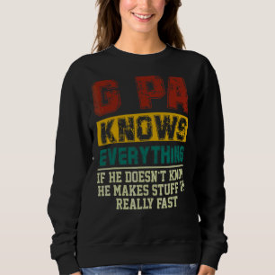 Manar G Pa känner till allt Vintage G Pa Pappa fat T Shirt