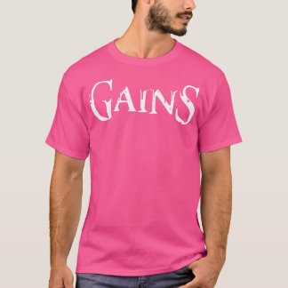 Manar Gains Gym Fitness Workout Bodybuilding Motiv T Shirt
