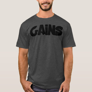 Manar GAINS Gym Fitness Workout Bodybuilding Motiv T Shirt