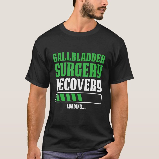 Manar Gallblåsan Surgery Recovery Loading Hospita T Shirt (Framsida)