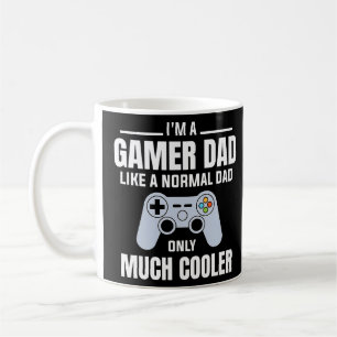Manar Gamer Pappa som en normal Pappa - videospels Kaffemugg