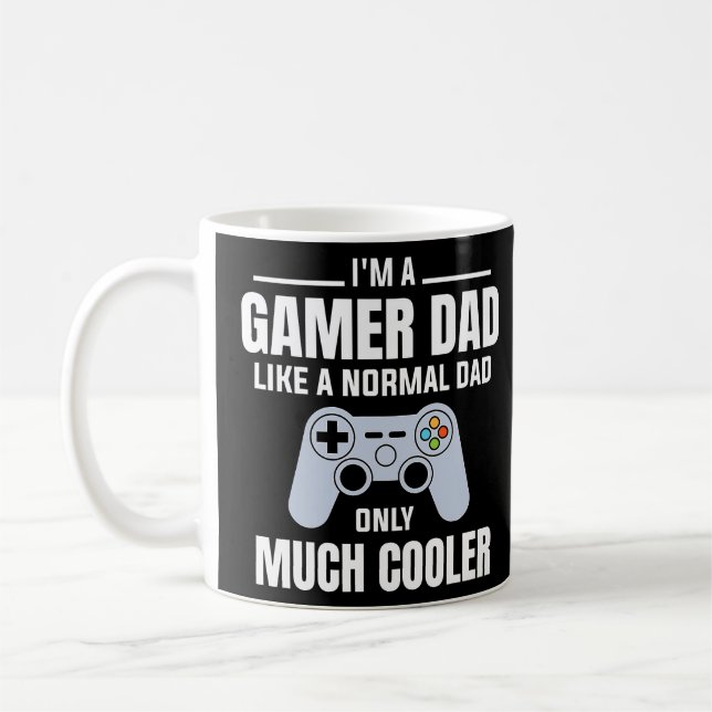 Manar Gamer Pappa som en normal Pappa - videospels Kaffemugg (Vänster)