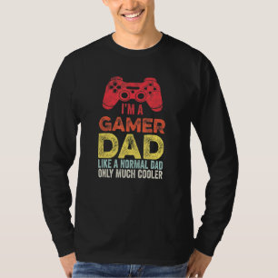 Manar Gamer Pappa - Video Gaming Fars dag Manar T Shirt