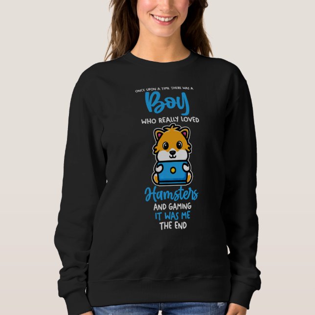 Manar Gaming Gamer Hamster T Shirt (Framsida)