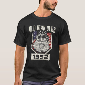 Manar Gamle Man Klubb född 1952 67:e födelsedagen T Shirt