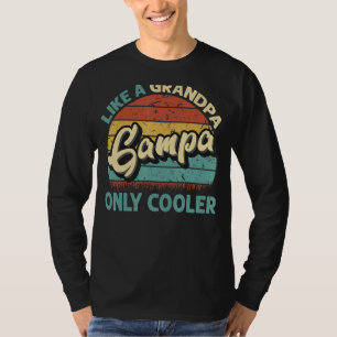 Manar Gampa som en farfar, bara kylare Vintage Pap T Shirt