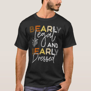 Manar Gay Bear Community Bear Flagga Barly Legal T Shirt