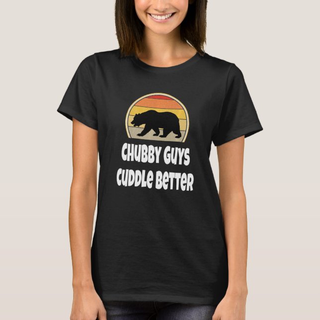 Manar Gay Bear Lgbtq Pride Knubbig Killar Cuddle B T Shirt (Framsida)
