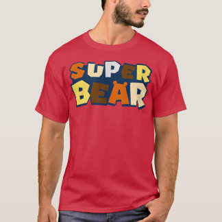 Manar Gay Bear Shirt med Bear Pride Flagga Bea T Shirt