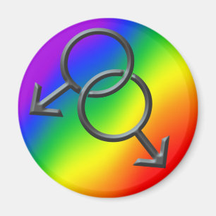 Manar Gay pride Magnet Rainbow Kärlek Gifts