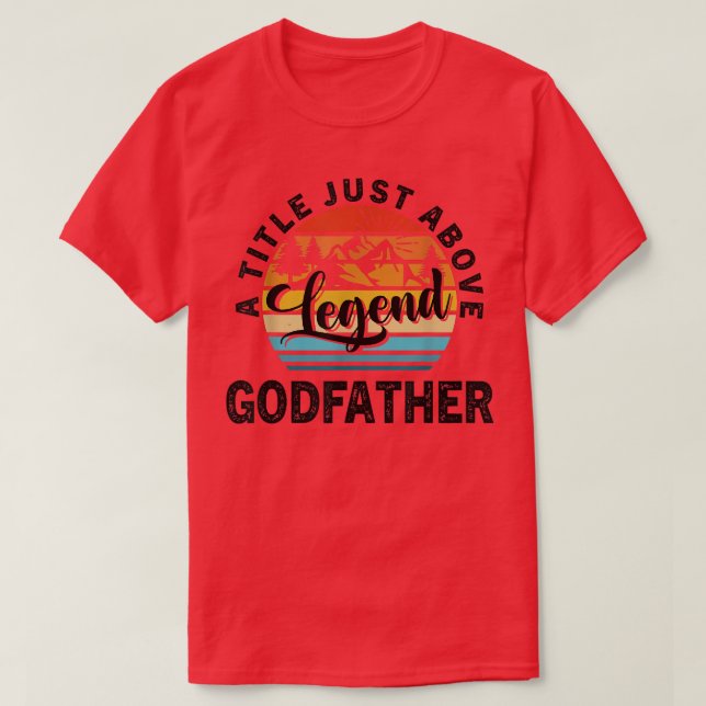 Manar ger Fars dag gudfadern en rubrik  T Shirt (Design framsida)