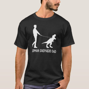 Manar German Shepherd Pappa Dinosaur Gsd Owners Fa T Shirt