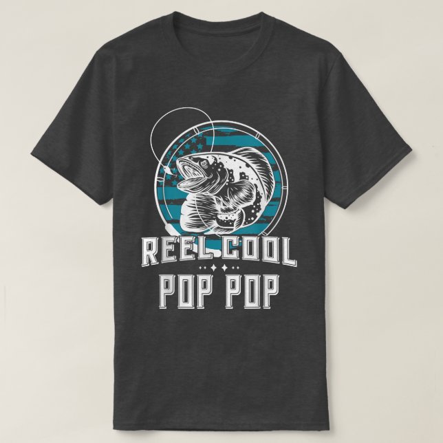 Manar Gift for Fars dag TeeReel Coola Pop Fis T Shirt (Design framsida)