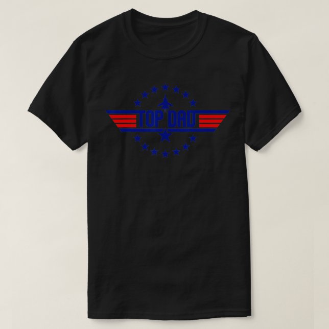 Manar Gift från Kids övre Pappa Fars dag T Shirt (Design framsida)