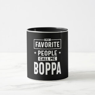 Manar Gift med mina favoritfolk kallar mig Boppa Mugg