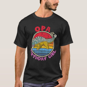Manar Girl Birthday I Opa I Ankylosaurus I Family T Shirt