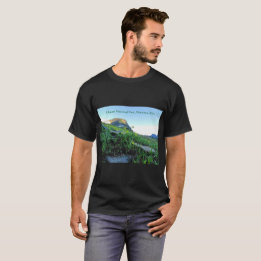 Manar Glacier Mountain Meadows Black T-Shirt