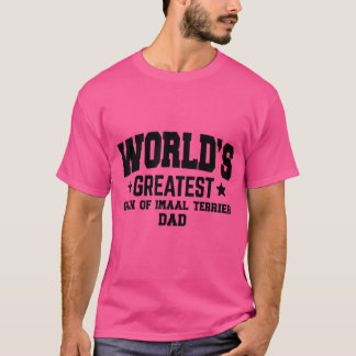 Manar Glen of Imaal Terrier Hund Pappa T Shirt