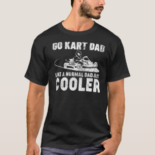Manar Go Kart Pappa som en vanlig Pappa Kart Tävla T Shirt
