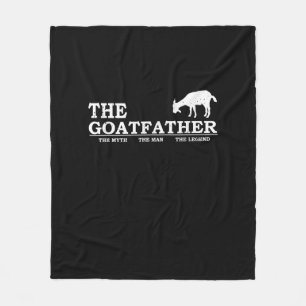 Manar Goat Far Far Djurälskare Fars Day Fleecefilt