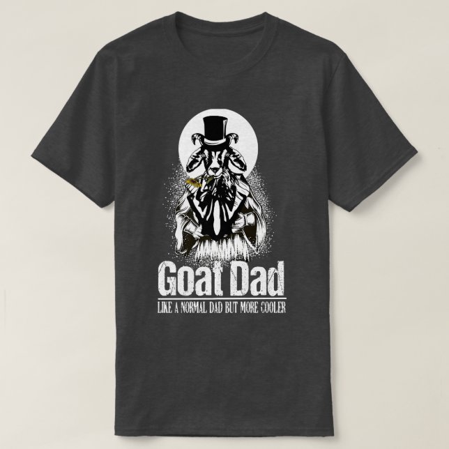 Manar Goat Farmer Goat Pappa Farm Animal Funny T Shirt (Design framsida)