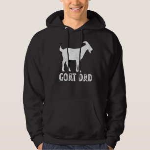 Manar Goat Husdjur Goat Pappa Fars dag Hoodie