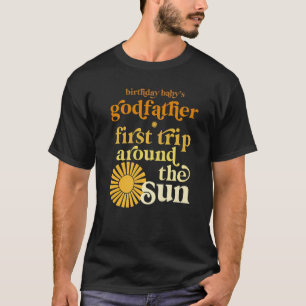 Manar Godfader först Resa runt Sol-födelsedagen T Shirt