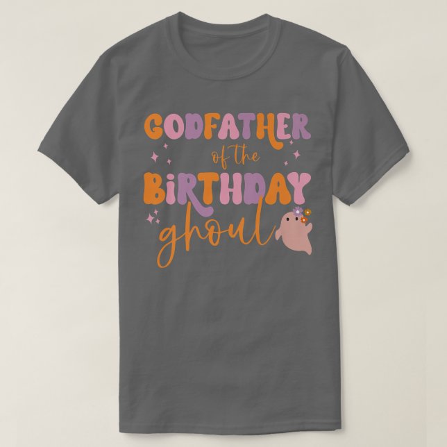 Manar Godfader till Birthday Ghoul Ghost Hallowed T Shirt (Design framsida)
