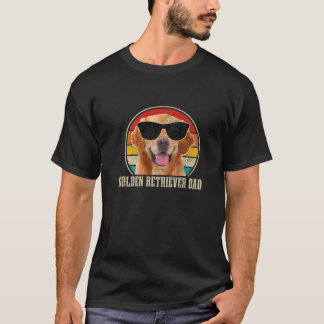 Manar Golden Retriever Pappa Rolig hund Owner Sung T Shirt