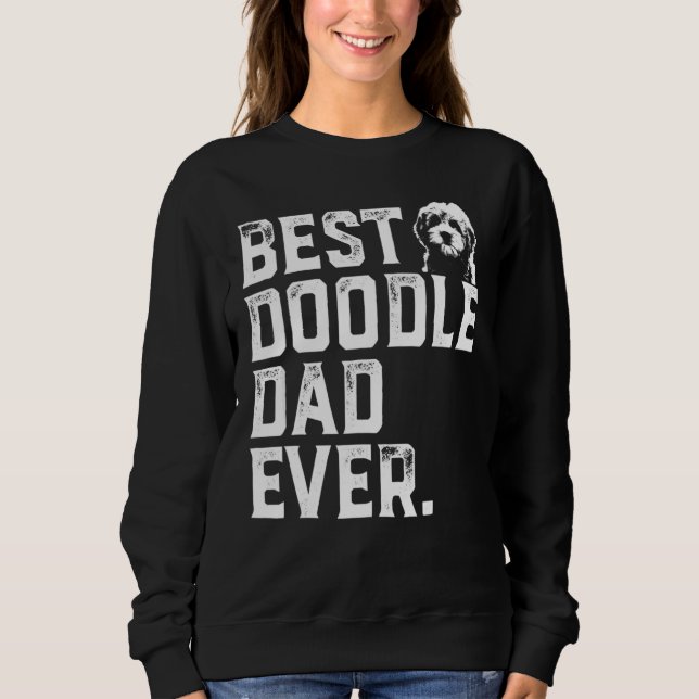 Manar Goldendoodle Pappa Best Doodle Pappa T Shirt (Framsida)