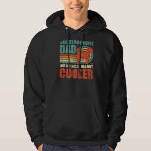 Manar Goldendoodle Pappa som ett vanligt Pappa men Hoodie