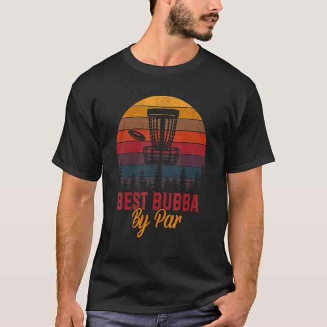 Manar Golf Best Bubba by Par Grandpa Golfer Far" T Shirt (Framsida)