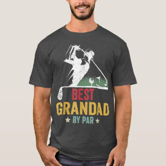 Manar Golf Best Grandad by Par Pappa Golfer Far' T Shirt