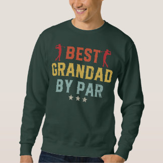 Manar Golf Best Grandad by Par pappa Golfer Lång Ärmad Tröja