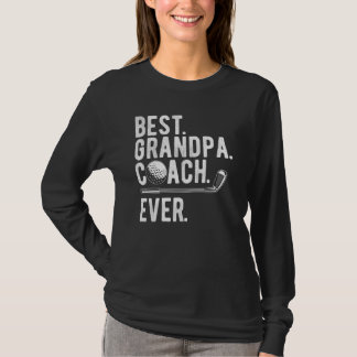 Manar Golf Best Grandpa Coach All Golfer Pappa pap T Shirt
