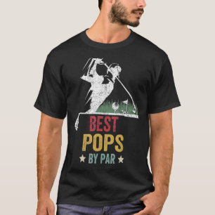 Manar Golf Best Pops by Par Grandpa Golfer Far T Shirt