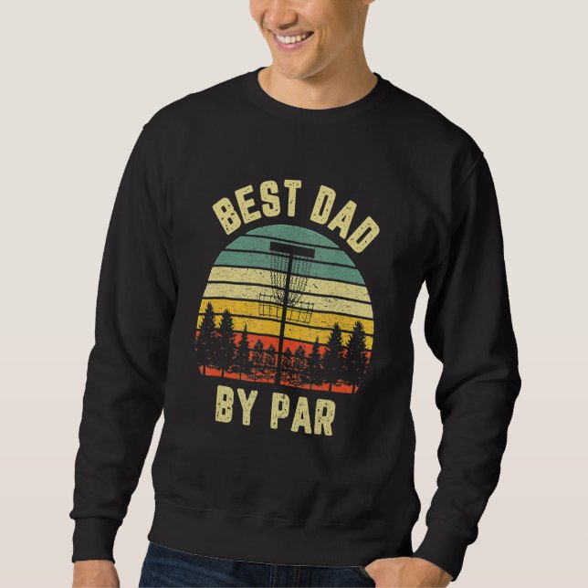 Manar Golf Far Best Pappa efter Par Golf Lång Ärmad Tröja (Framsida)