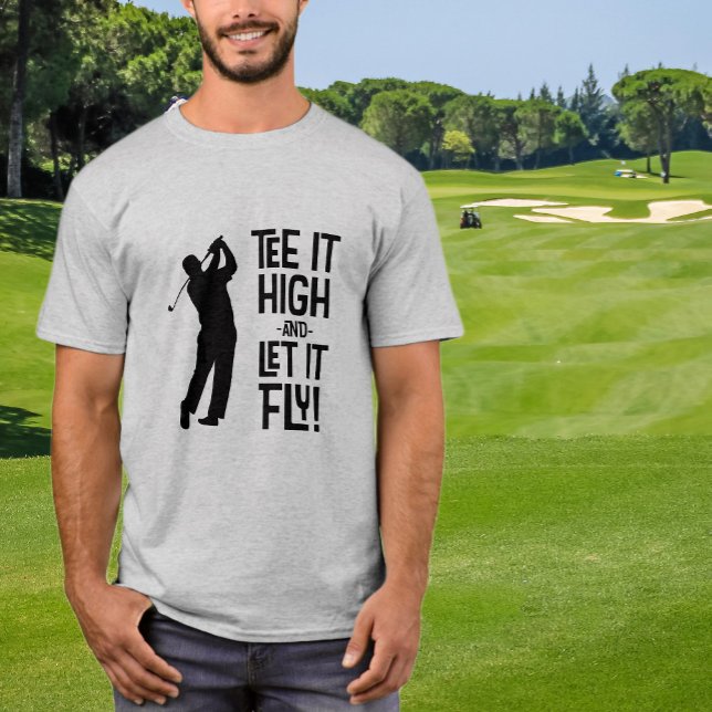 Manar Golfer Golf Humor Funny Sports Quote Black T Shirt (Men's Golfer Golf Humor Funny Sports Quote Black T-Shirt)