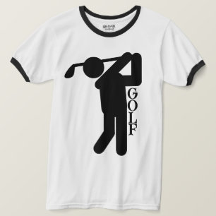 Manar Golfer - Golf Symbol T Shirt