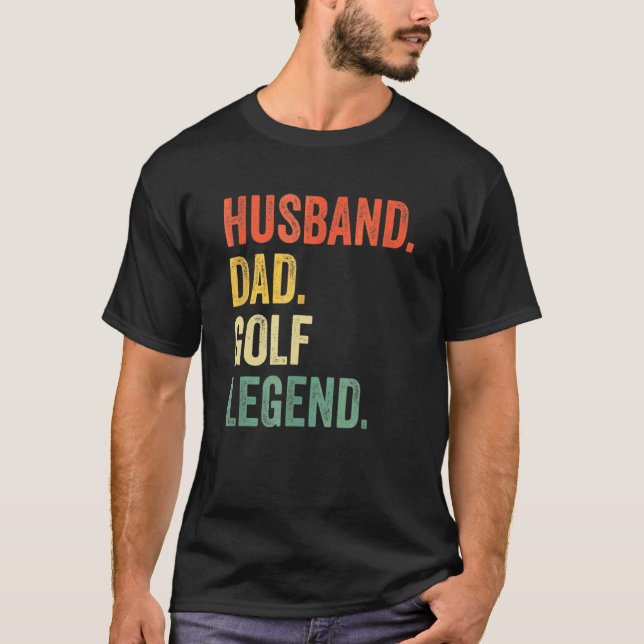 Manar Golfer Make Pappa Golf Legend Golfing Fathe T Shirt (Framsida)