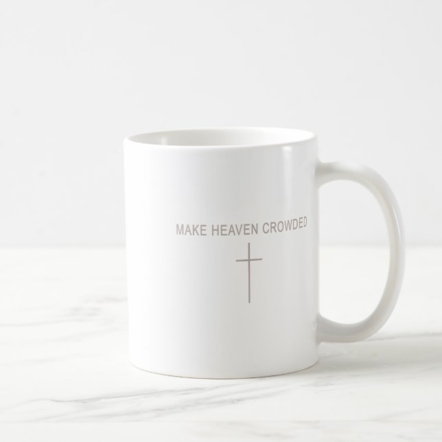 Manar gör Heaven Crowley Christian Minimalist Todd Kaffemugg (Höger)