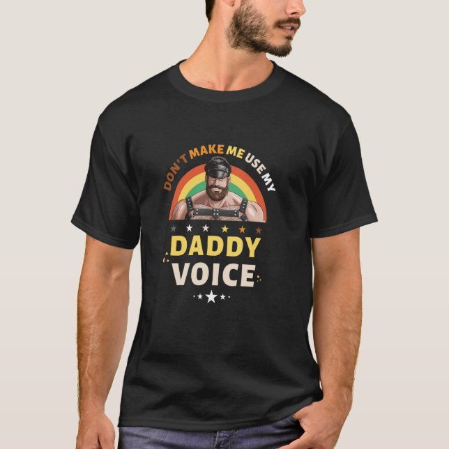 Manar gör mig inte Använda att min pappa Voice-lju T Shirt (Framsida)