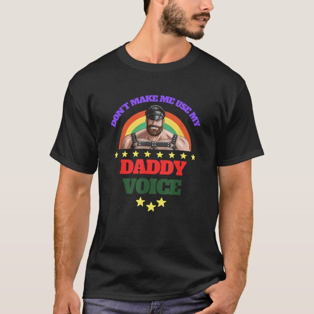Manar gör mig inte Använda att min pappa Voice-lju T Shirt (Framsida)