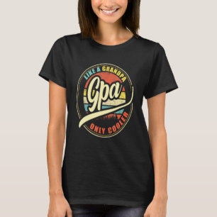 Manar Gpa som en morfar - endast kylare T Shirt