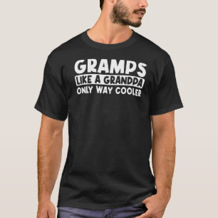 Manar grammofoner som en farfar-morfar som bara är t shirt