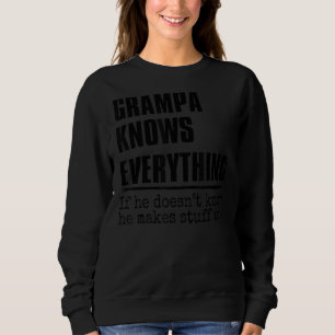 Manar Grampa känner till allt bästa morfar någonsi T Shirt